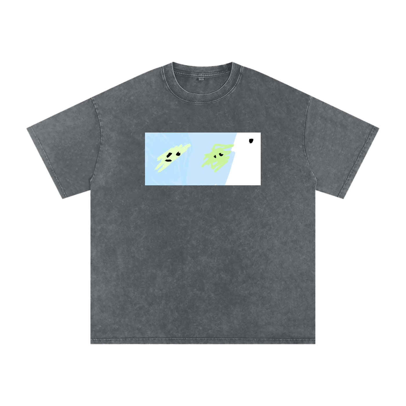 Acid Wash Oversize T-Shirt - 250 GSM