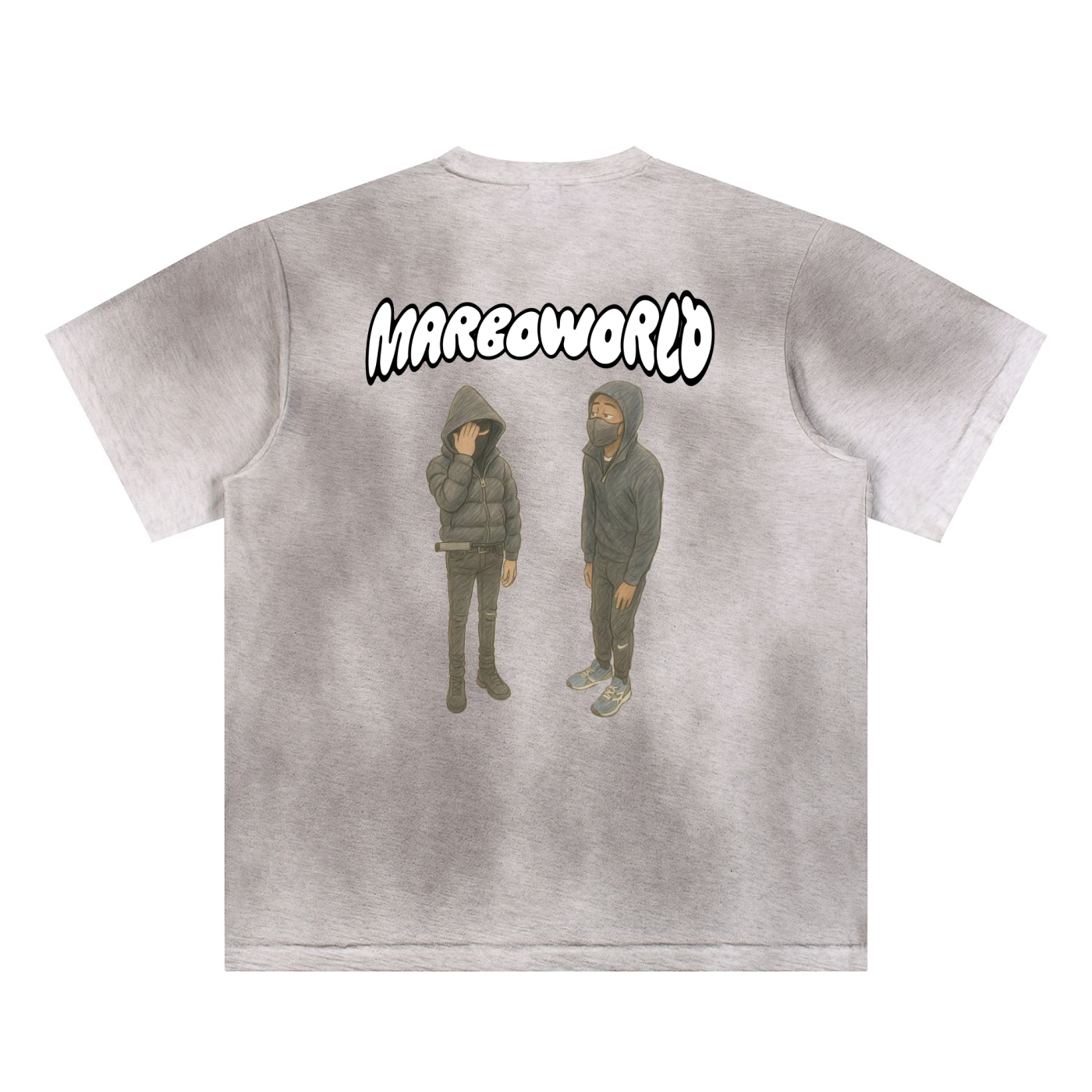 Sun Fade Hand-Painted T-Shirt