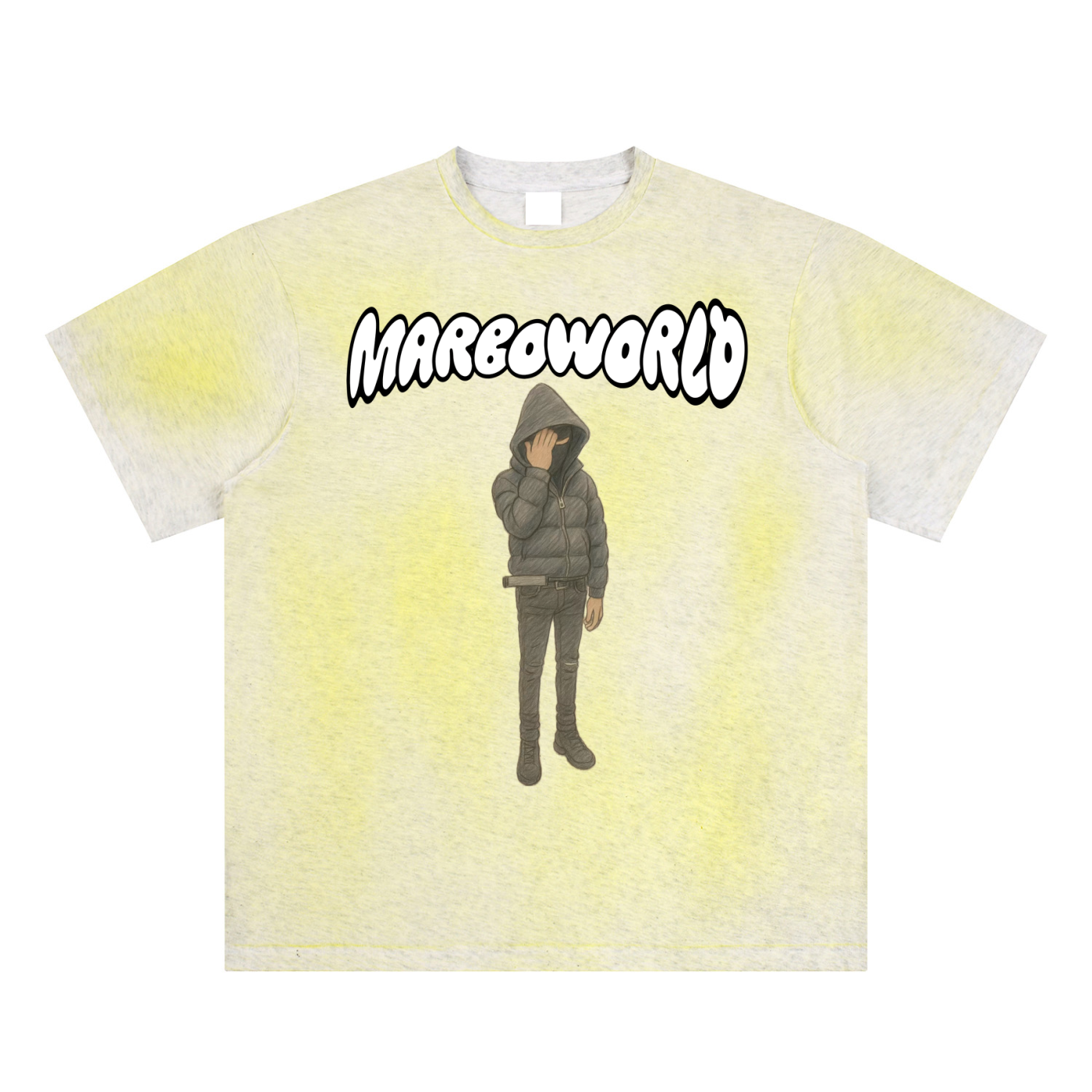 Sun Fade Hand-Painted T-Shirt