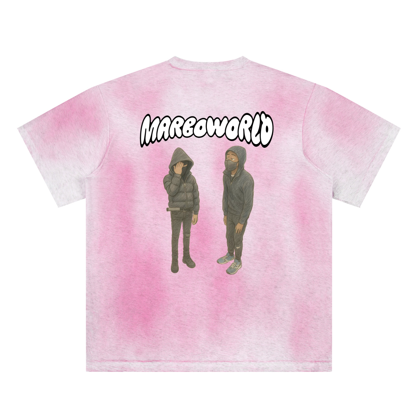 Sun Fade Hand-Painted T-Shirt
