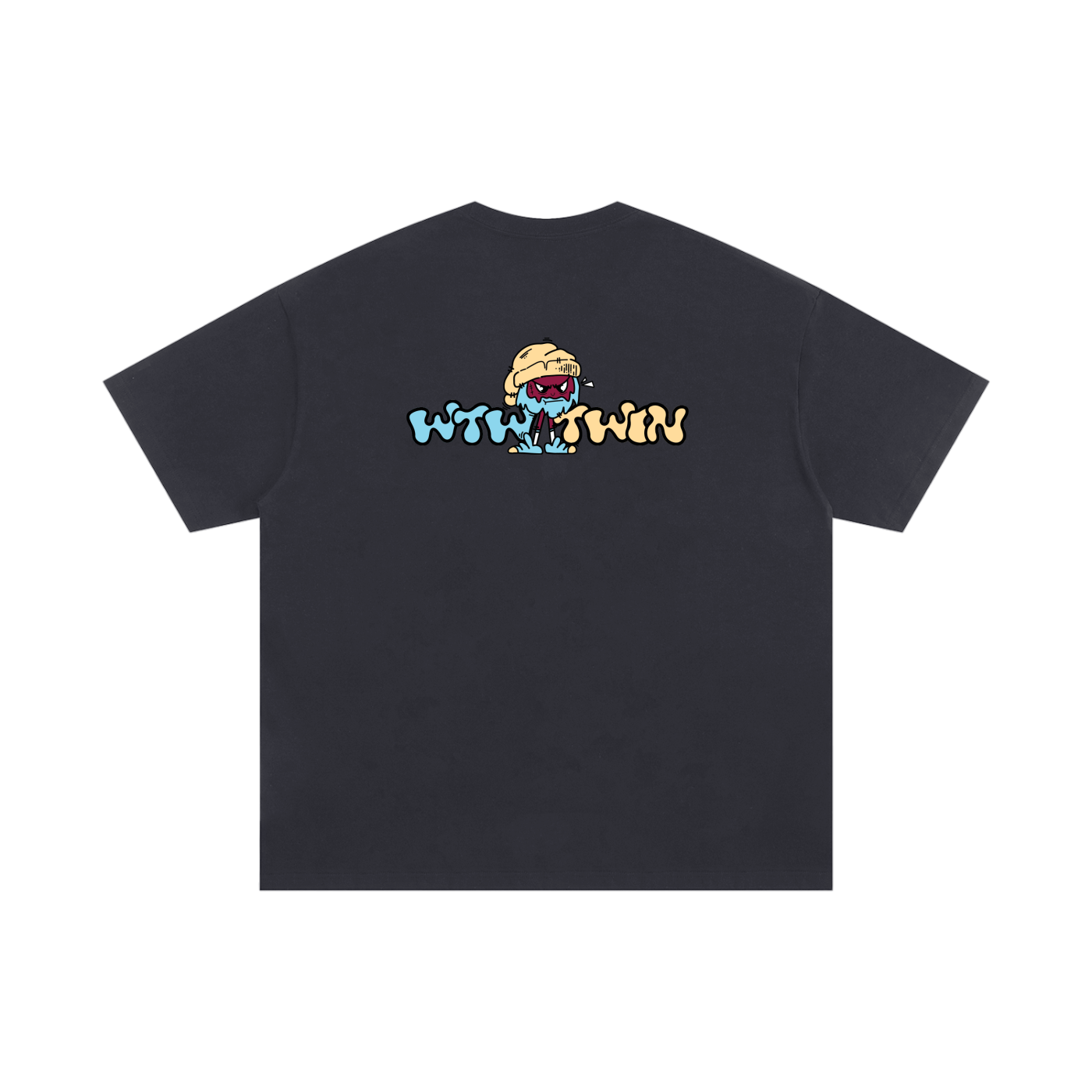 Oversized T-shirt Wtw solid color