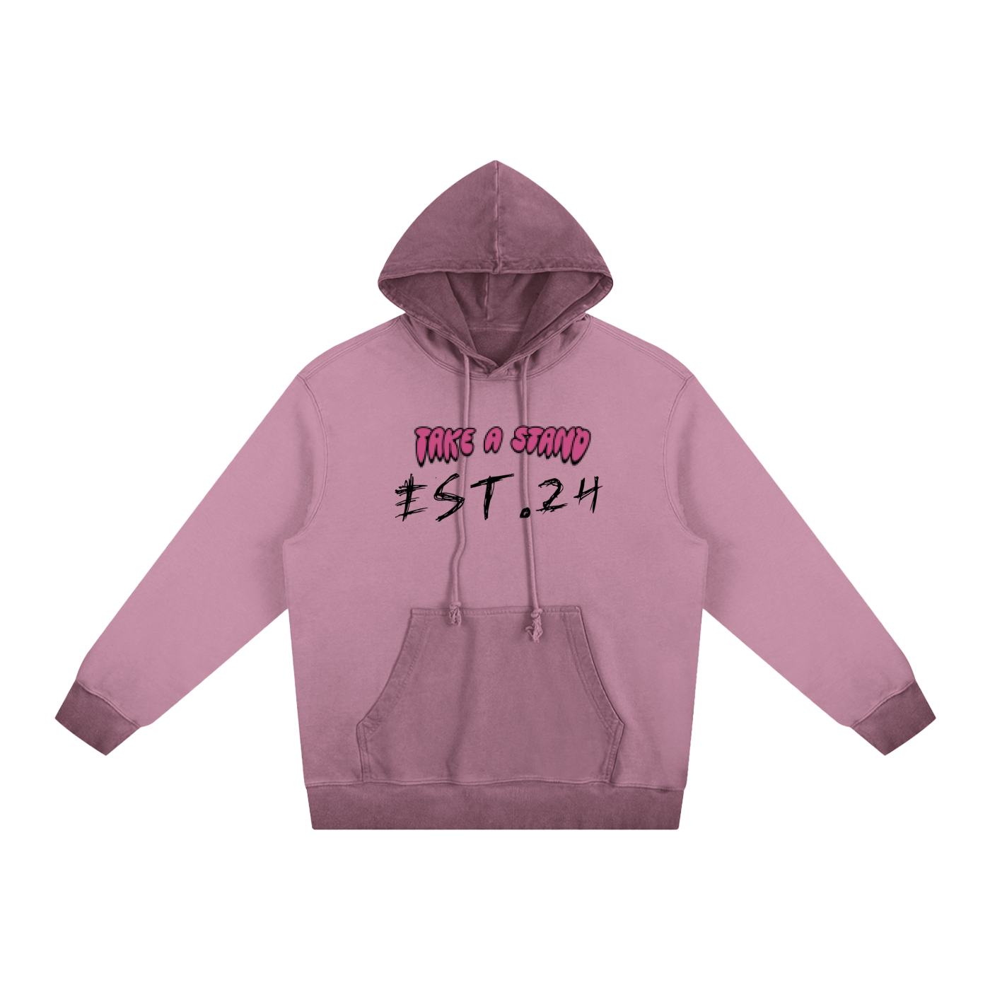 Ombre Stone Washed Colorpointed Hoodie