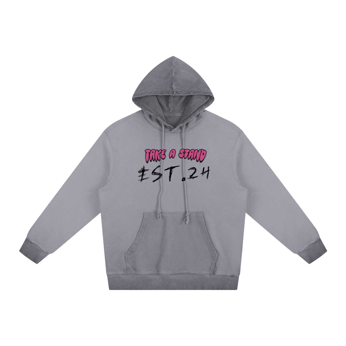 Ombre Stone Washed Colorpointed Hoodie