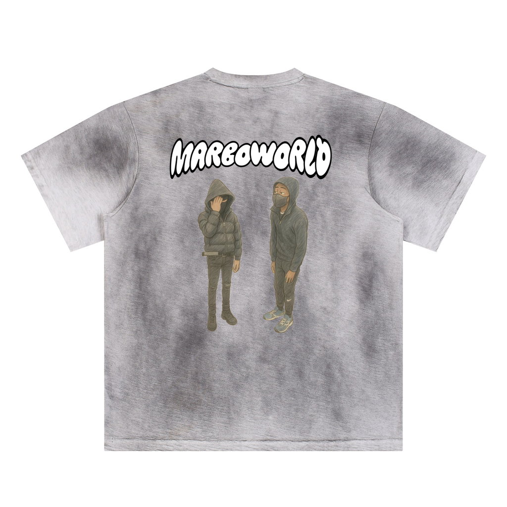 Sun Fade Hand-Painted T-Shirt