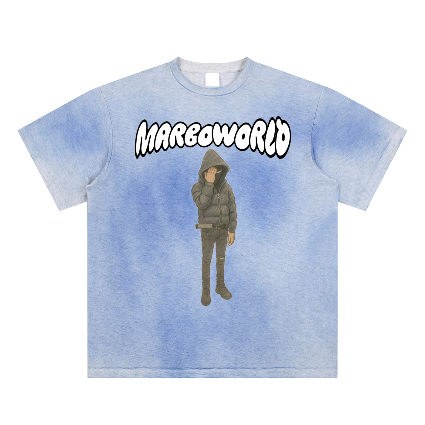 Sun Fade Hand-Painted T-Shirt