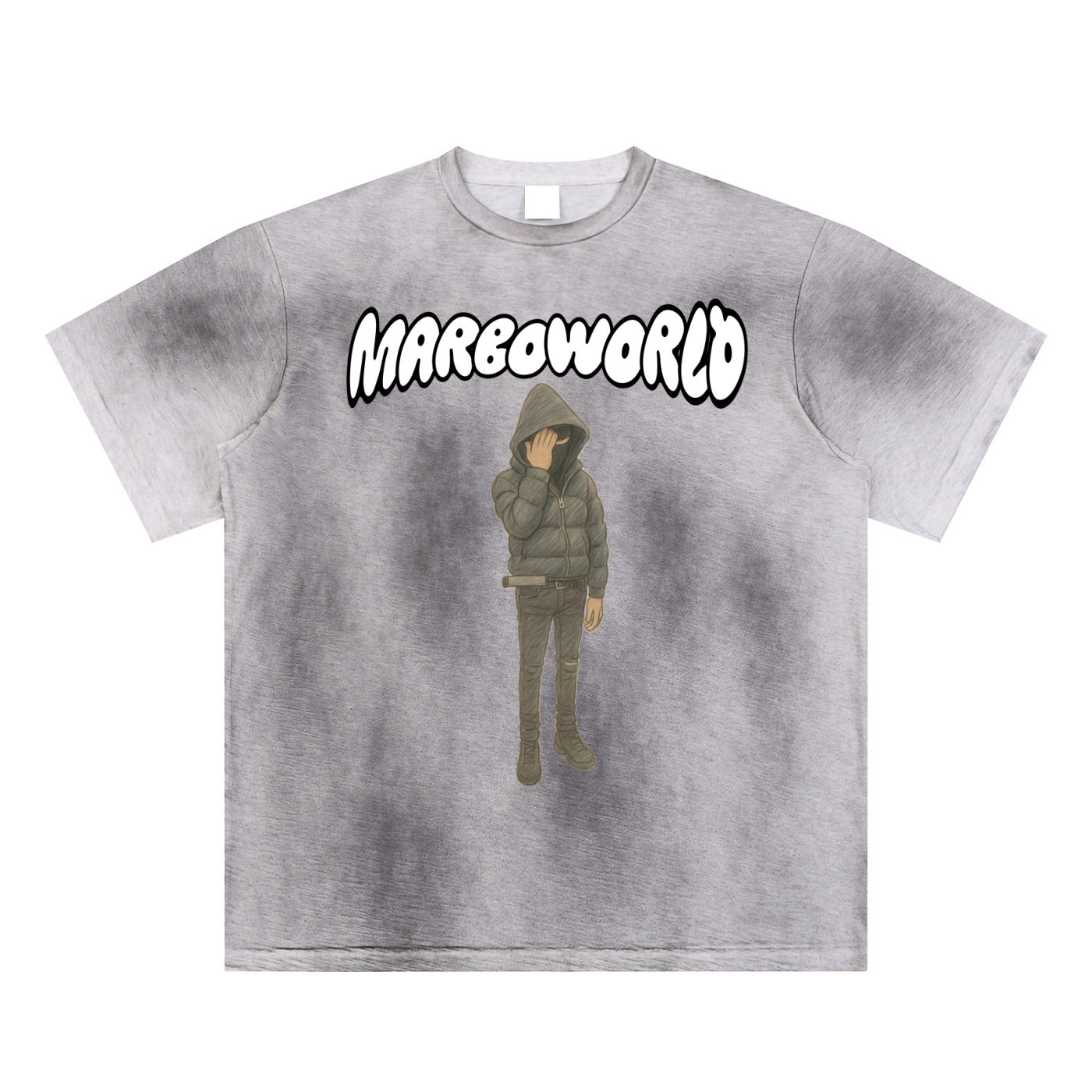 Sun Fade Hand-Painted T-Shirt