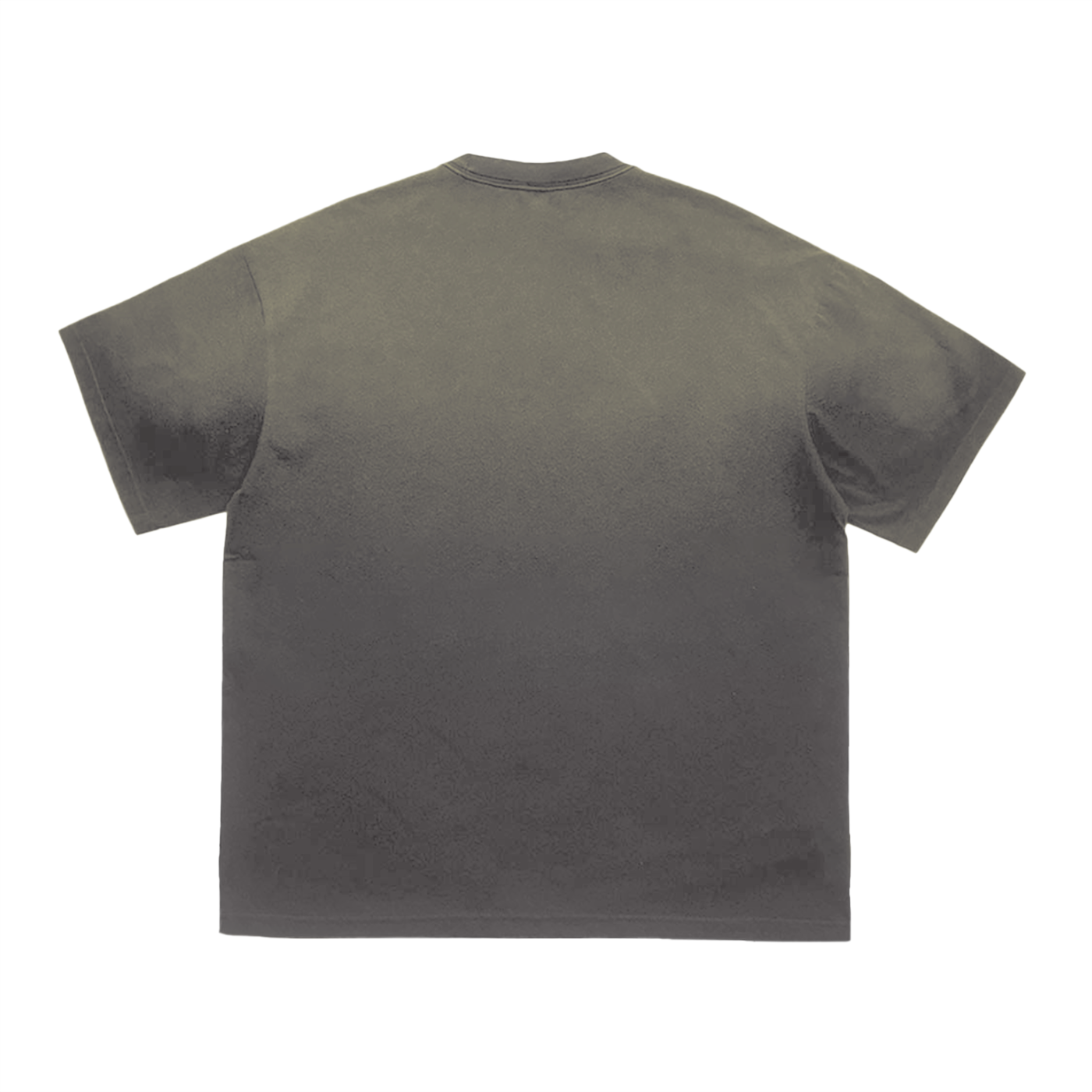 EVEN CARE Vintage Washed Tiger Stripes Dyed Gradient T-Shirt - 250 GSM