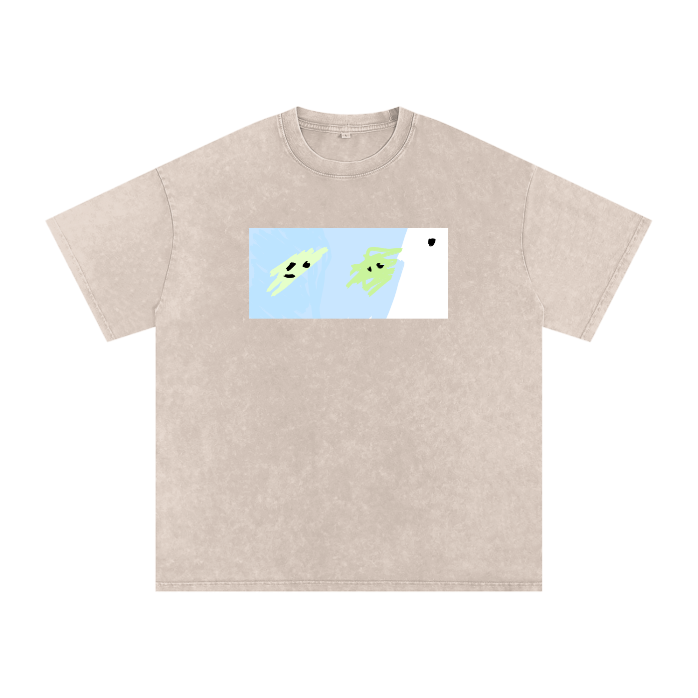 Acid Wash Oversize T-Shirt - 250 GSM