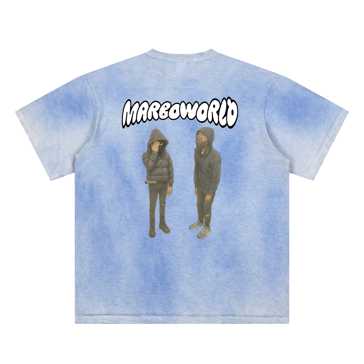 Sun Fade Hand-Painted T-Shirt